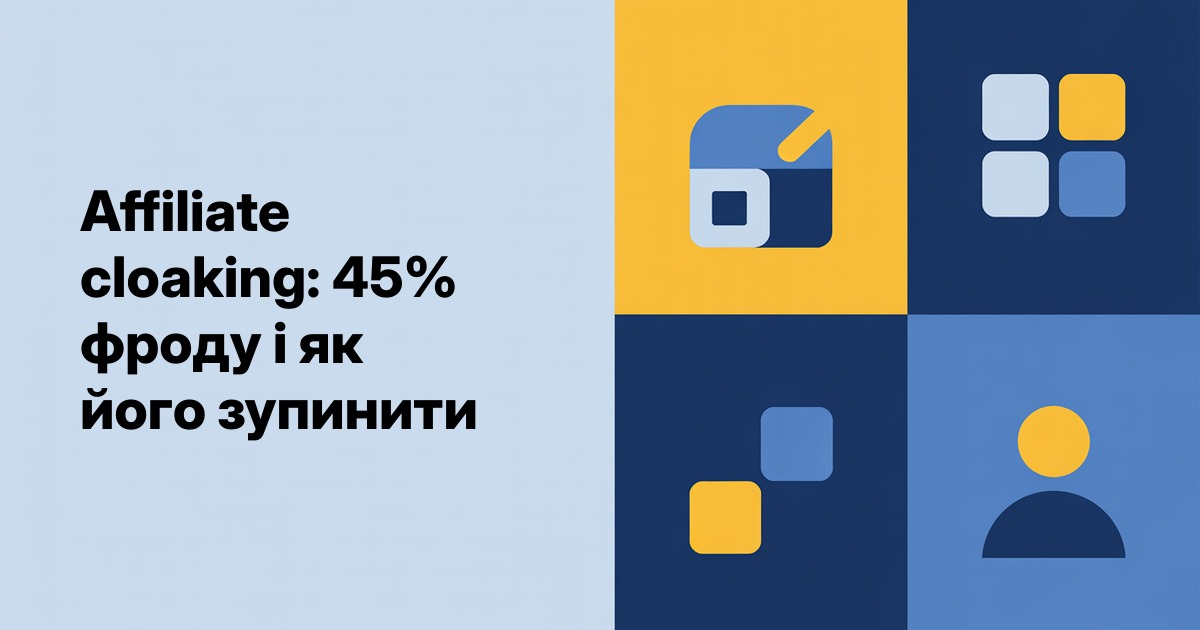 Affiliate cloaking: 45% фроду і як його зупинити
