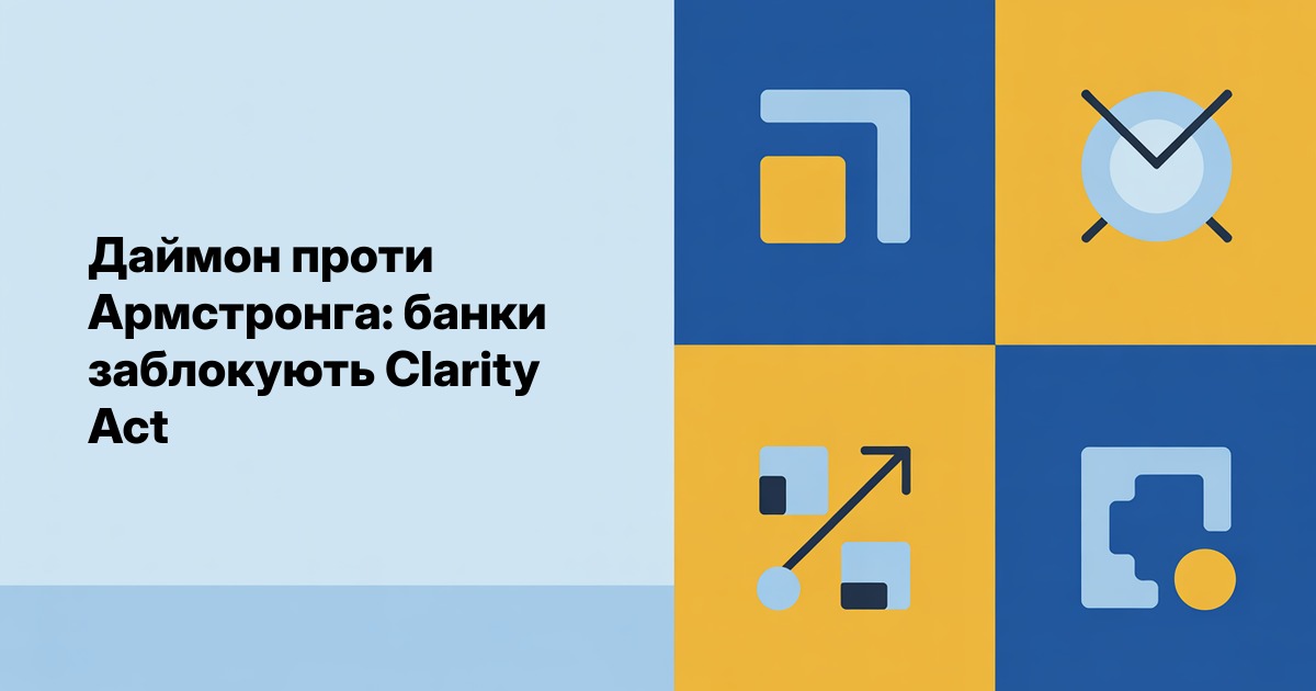 Даймон проти Армстронга: банки заблокують Clarity Act