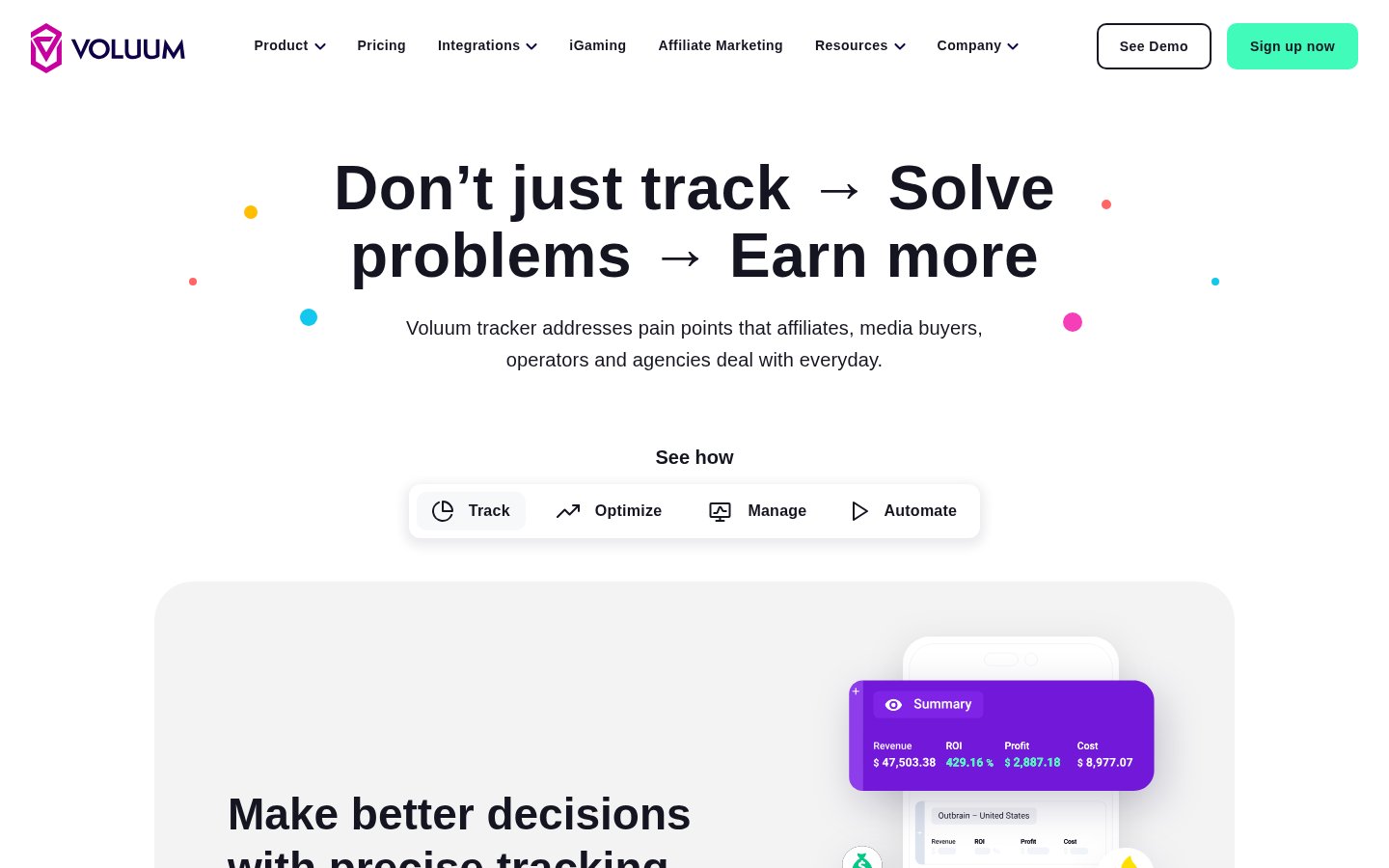 Можливості Voluum